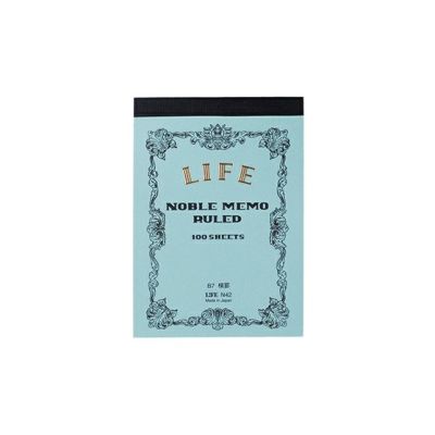 LIFE ノーブルメモB7 横罫