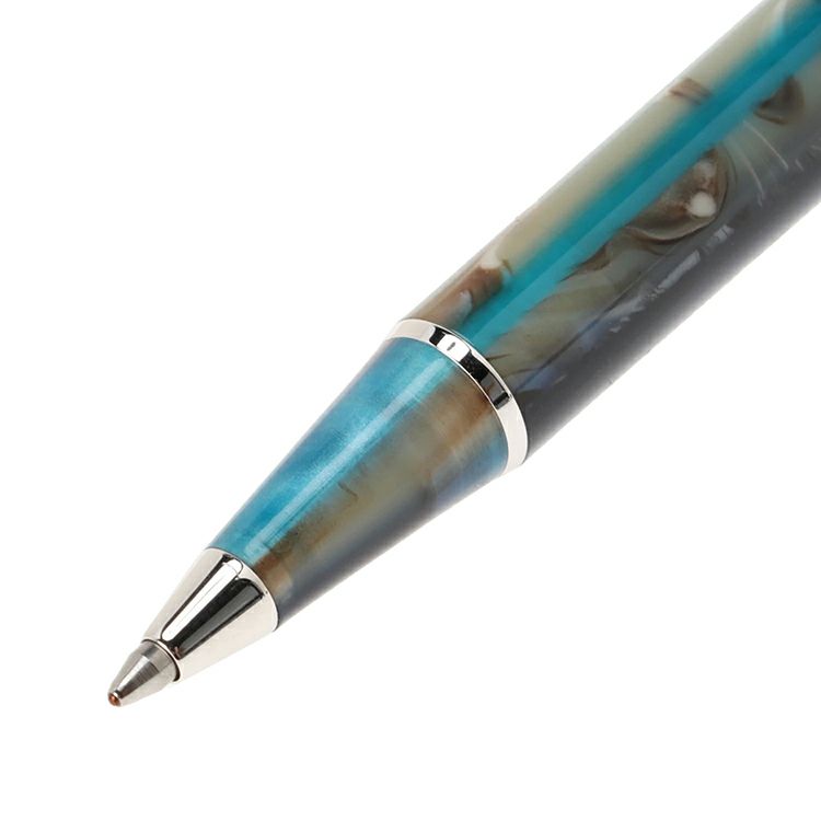 レオナルド モーメントゼロ ハワイブルー ボールペン（ゴールド