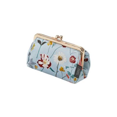 A Floret London リバティプリント ミニがま口ポーチ スプリング・ガーデン