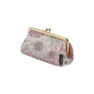 A Floret London リバティプリント ミニがま口ポーチ スウィム・ダンクレア