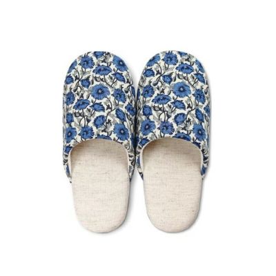 A Floret London リバティプリント スリッパ02 アステル・リース