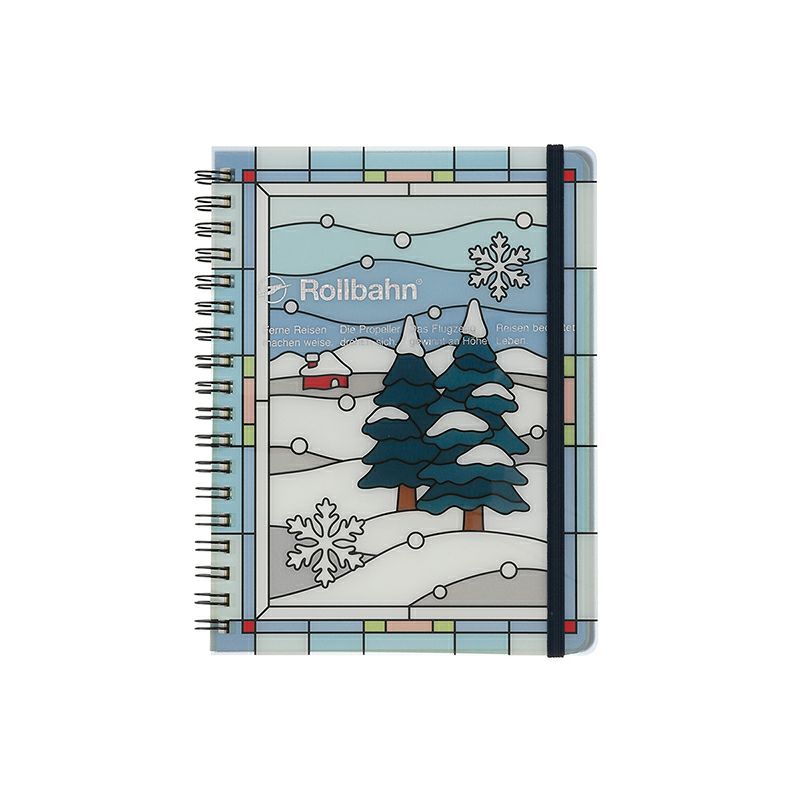 ロルバーン ポケット付メモ L ステンドグラス グリッター ブックマーク 6点 限定ギフトセット】ロルバーン ポケット付メモ ステンドグラス L